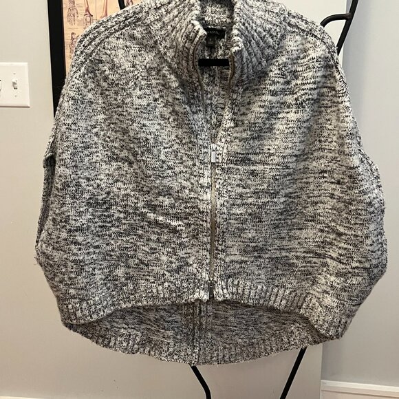 Banana Republic Marled Knit Zip-Front Sweater | Size Small - Picture 4 of 4